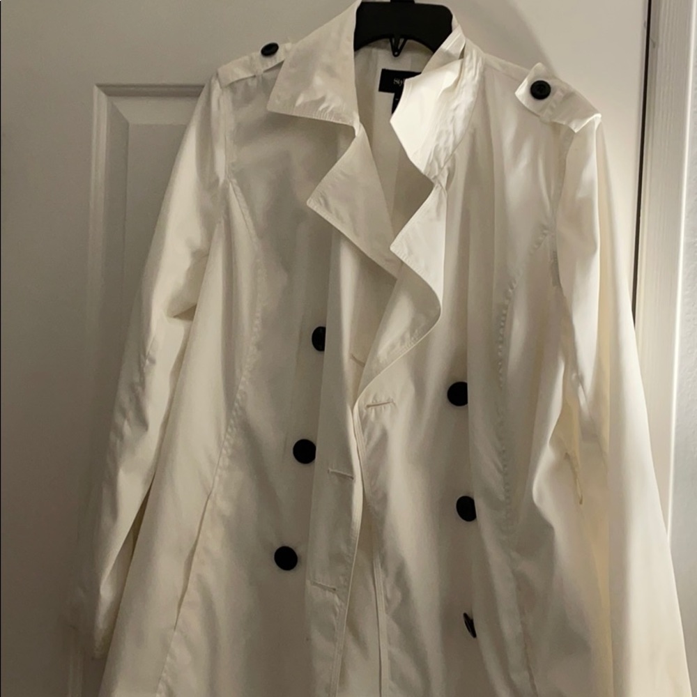 White trenchcoat